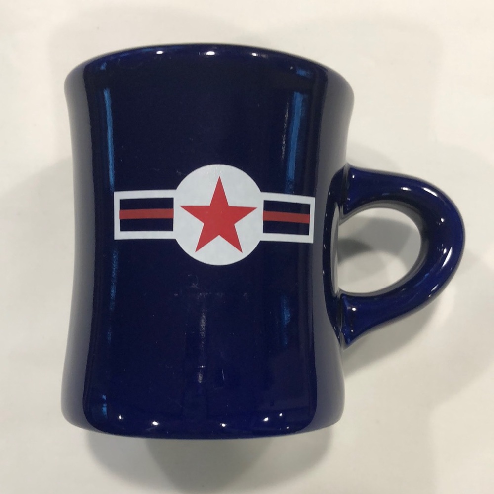 Red Star 1947‎ Air Insignia Diner Style Restaurant Coffee Mug